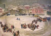 Дрилёв А.А. Площадь Спартака. Оттепель. 1990 Дрилёв А.А. Площадь Спартака. Оттепель. 1990